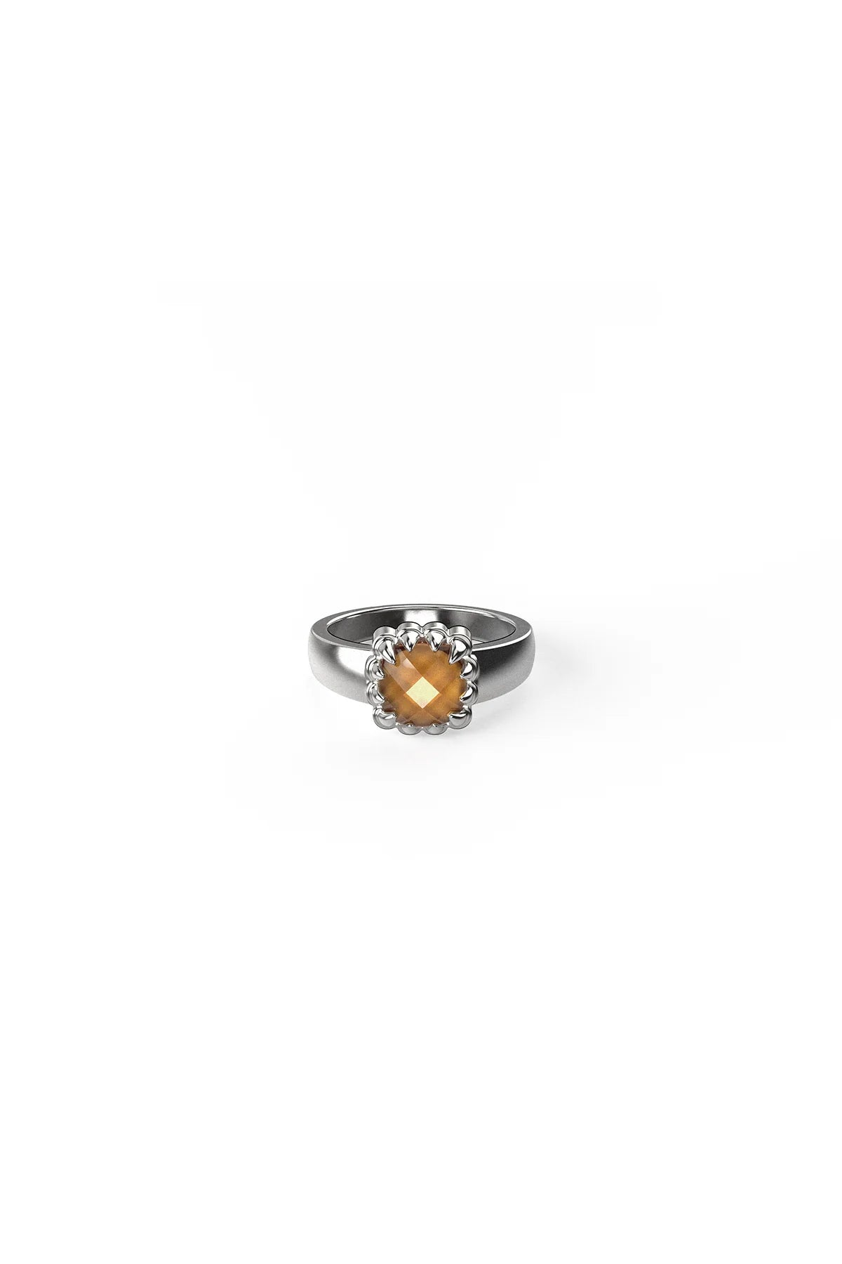 BABY CLAW RING CITRINE