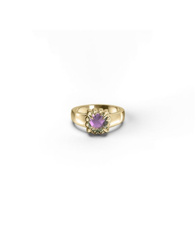 BABY CLAW RING MYSTIC QUARTZ