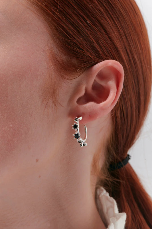 BAROQUE EARRINGS ONYX