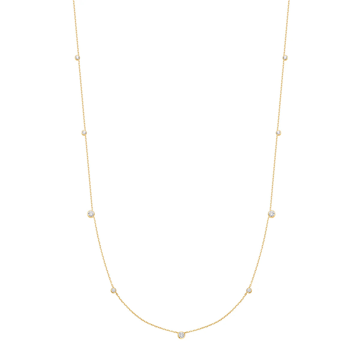DAINTY BEZEL NECKLACE