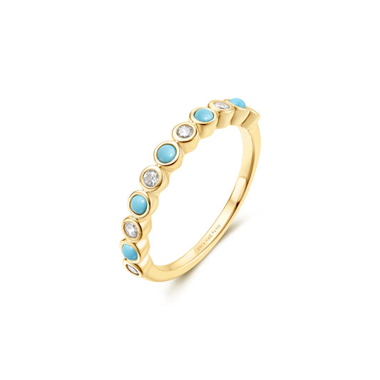 VOYAGER BEZEL TURQUOISE RING
