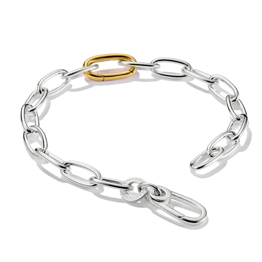 CONNECT BICOLOUR LINK CHARM BRACELET
