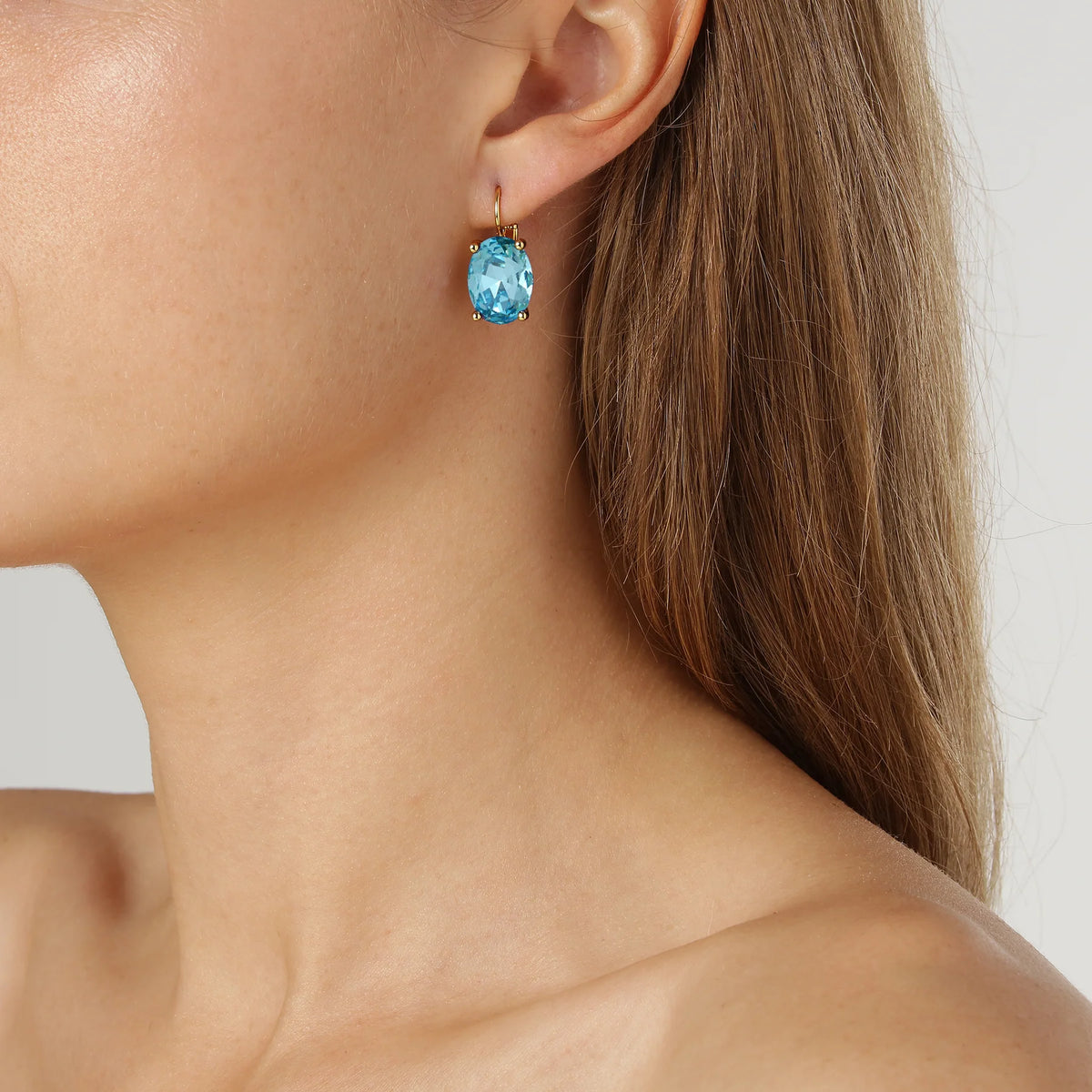 CHANTAL SG AQUA EARRINGS
