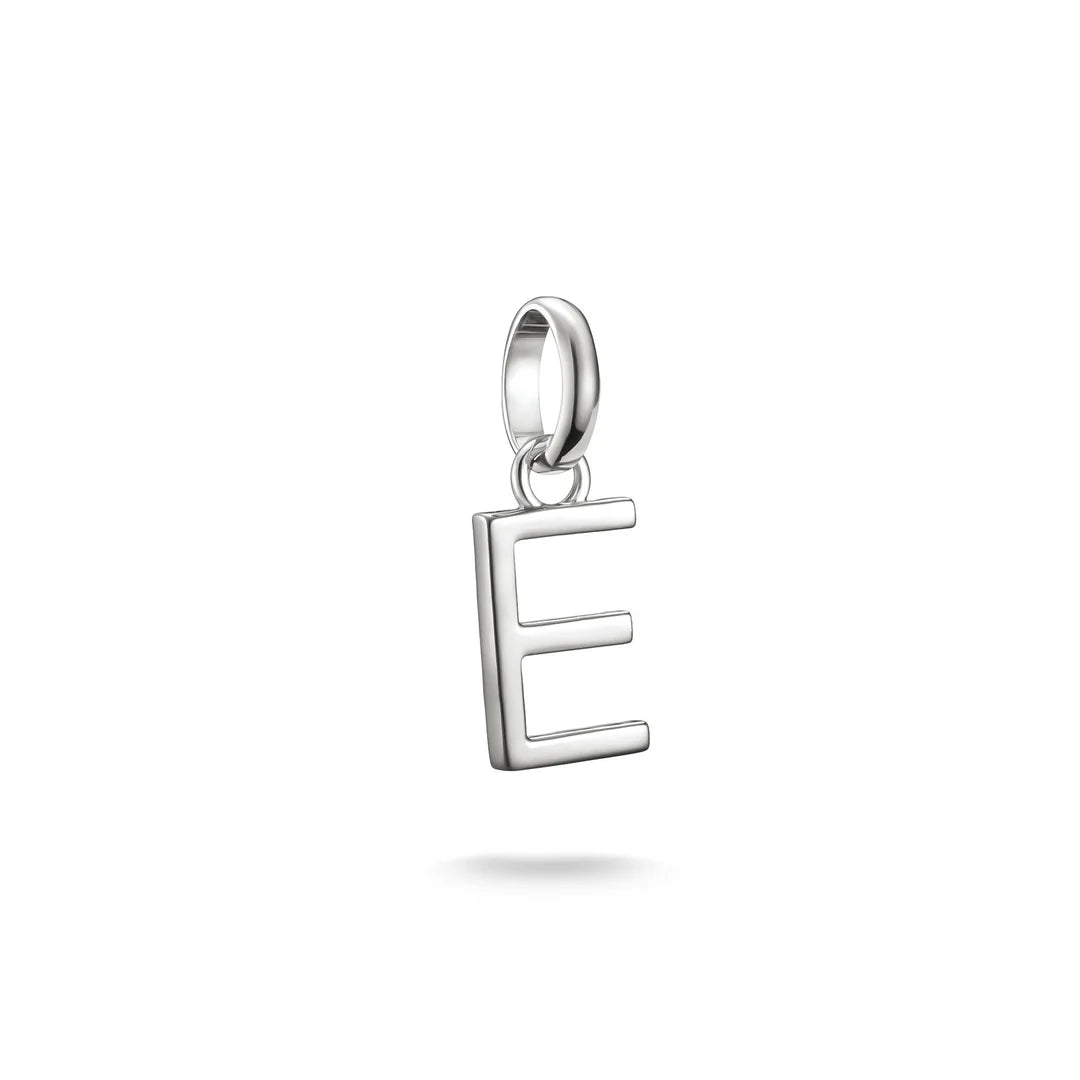 CONNECT LETTER 'E' CHARM