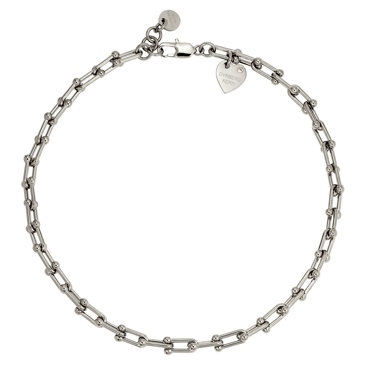 COURSE SHINY SILVER NECKLACE