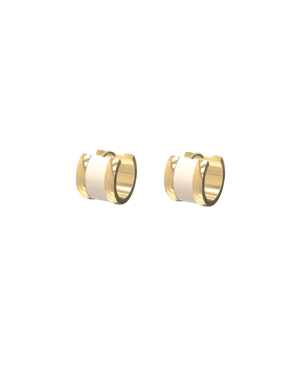 FRAME ENAMEL HOOPS