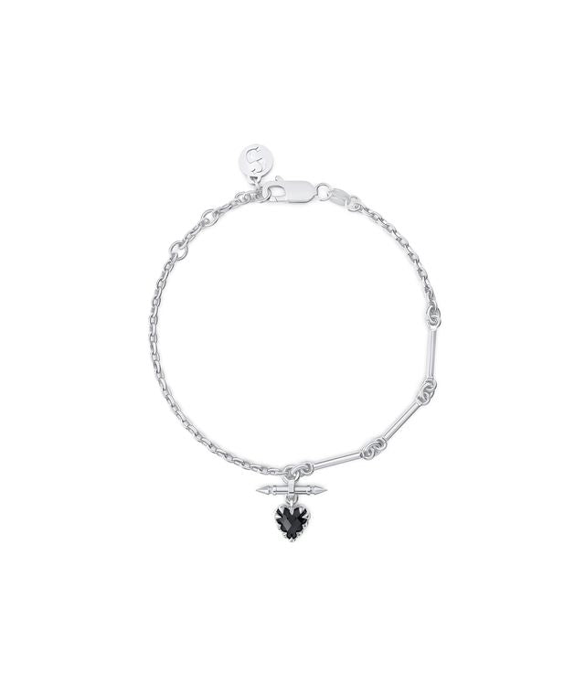 LOVE CLAW FOB BRACELET ONYX