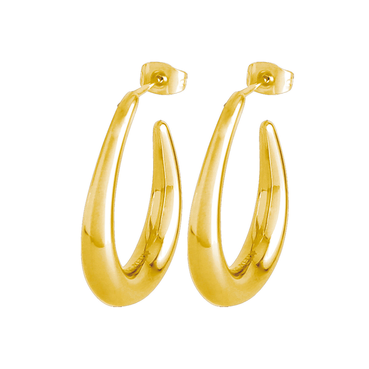 FRANKIE SHINY GOLD EARRINGS