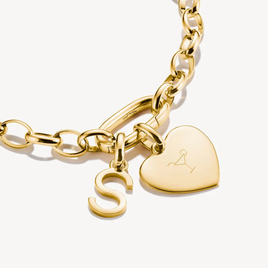 CONNECT ENGRAVABLE HEART CHARM