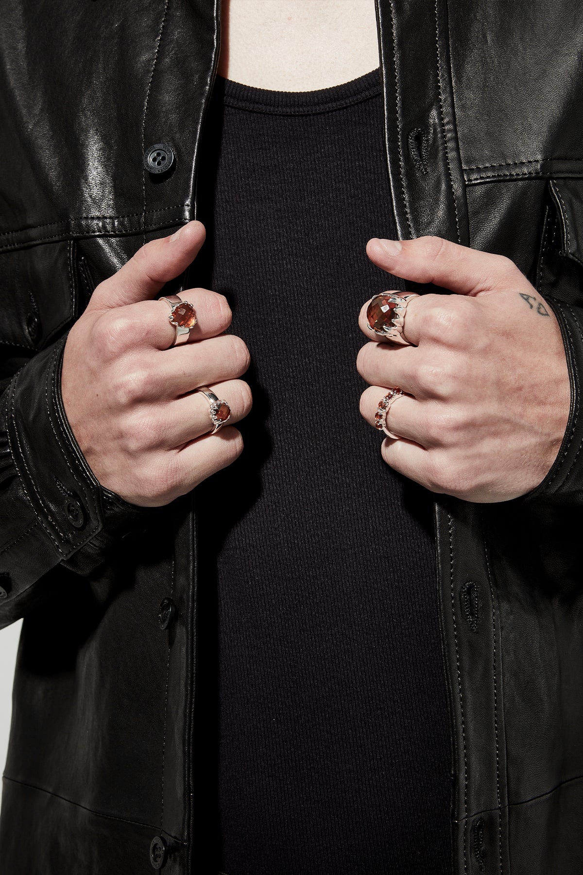 HALO CLUSTER RING CITRINE
