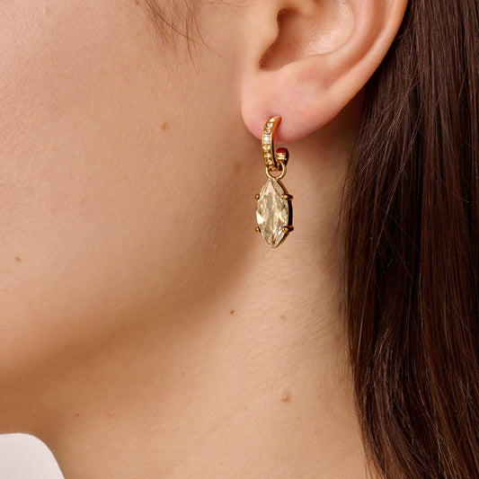 JUNIPE SHINY GOLDEN EARRINGS