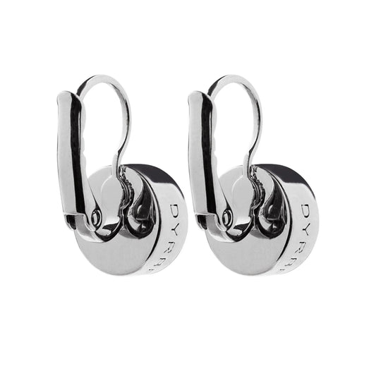 LOUISE SHINY SILVER SAND EARRINGS