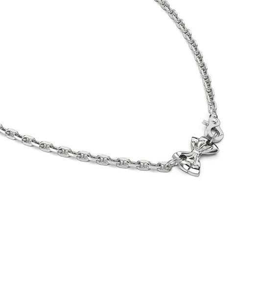 PIERCED BOW NECKLACE