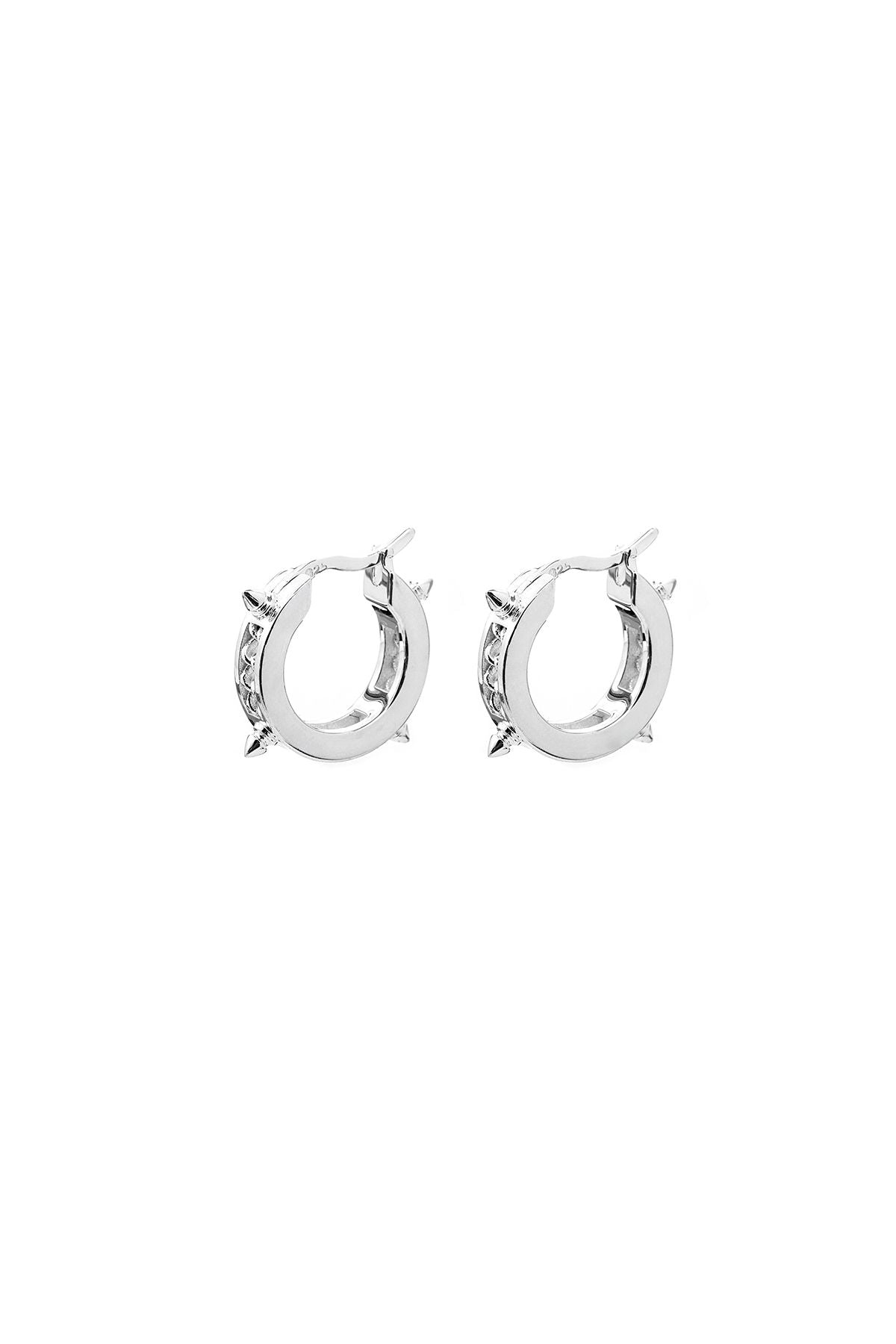 PRECIOUS PUNK HUGGIE EARRINGS