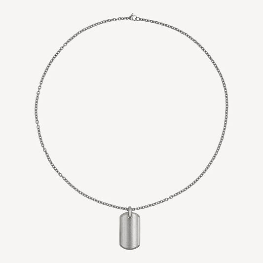 ROCCA MEN'S DOG TAG NECKLACE