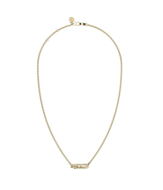 SCRIPTED PIN NECKLACE