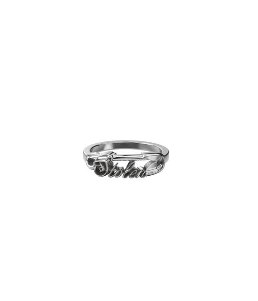 SCRIPTED PIN RING