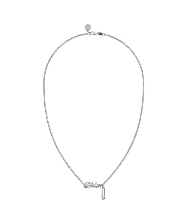 SENTIMENTAL SCRIPT NECKLACE