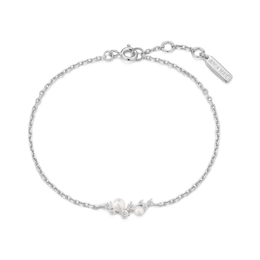 STAR SHELL PEARL CLUSTER BRACELET