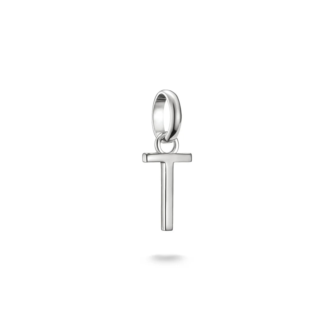 CONNECT LETTER 'T' CHARM