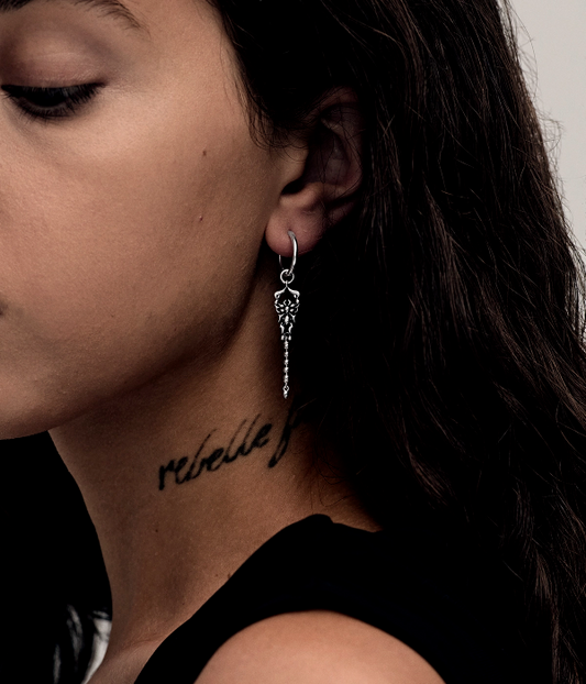 VENOM ECHO HOOP EARRINGS