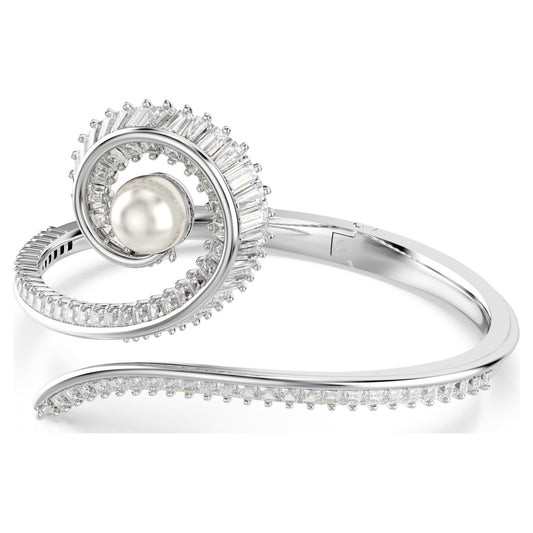 ARIANA GRANDE X SWAROVSKI BANGLE - PEARL, WHITE, RHODIUM