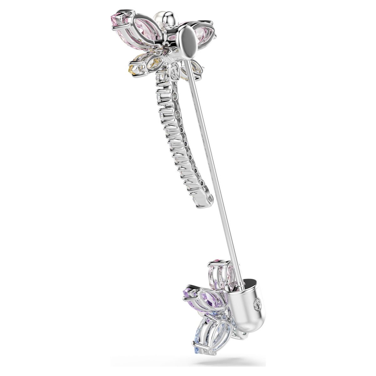 ARIANA GRANDE X BROOCH DRAGONFLY - MULTICOLOURED, RHODIUM