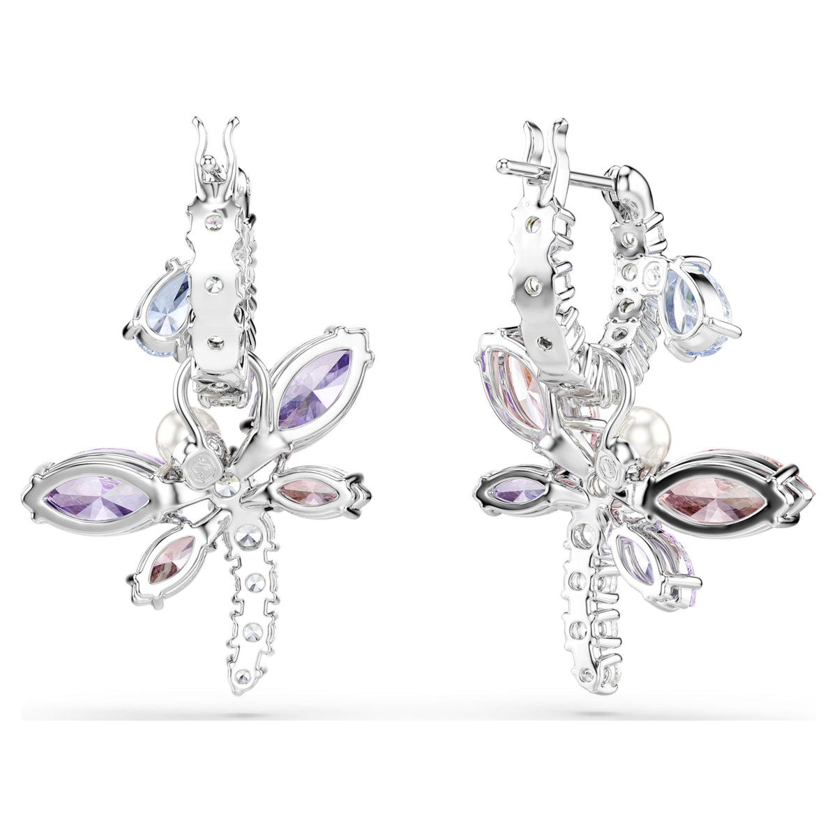 ARIANA GRANDE X DROP EARRINGS DRAGONFLY - MULTICOLOURED, RHODIUM