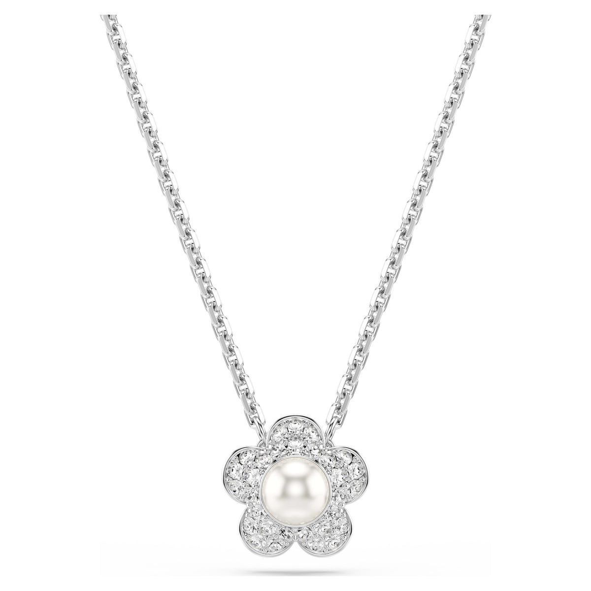 ARIANA GRANDE X PENDANT FLOWER - WHITE RHODIUM