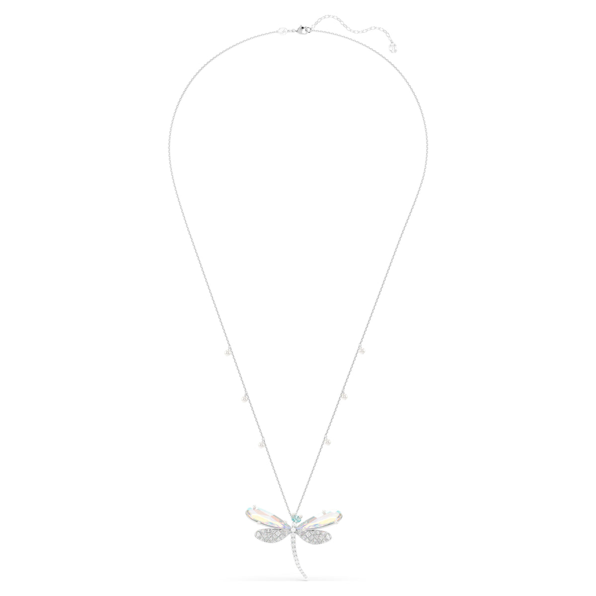ARIANA GRANDE X PENDANT & BROACH DRAGONFLY - WHITE, RHODIUM
