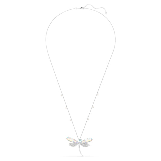 ARIANA GRANDE X PENDANT & BROACH DRAGONFLY - WHITE, RHODIUM