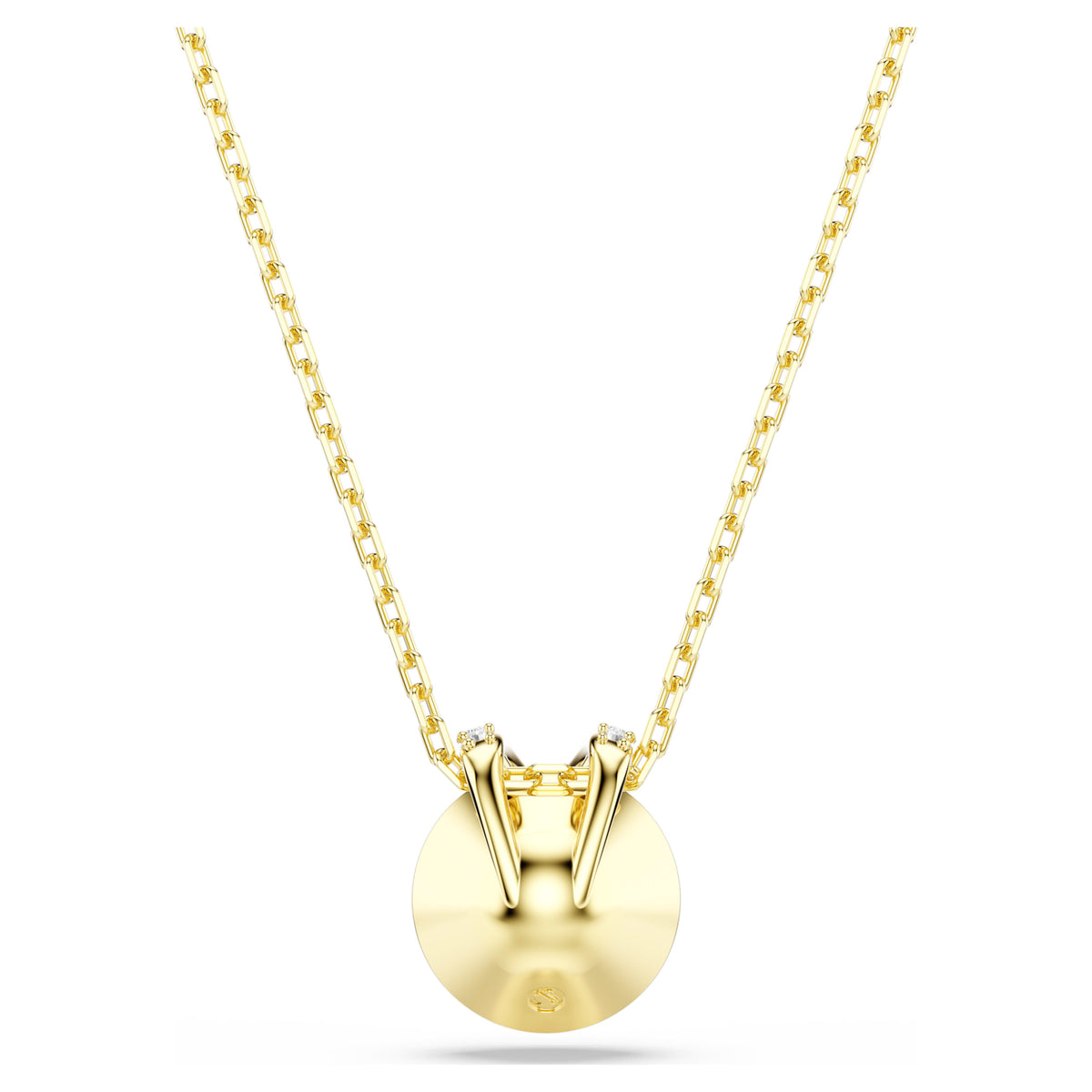 BELLA V PENDANT - GREEN, GOLD