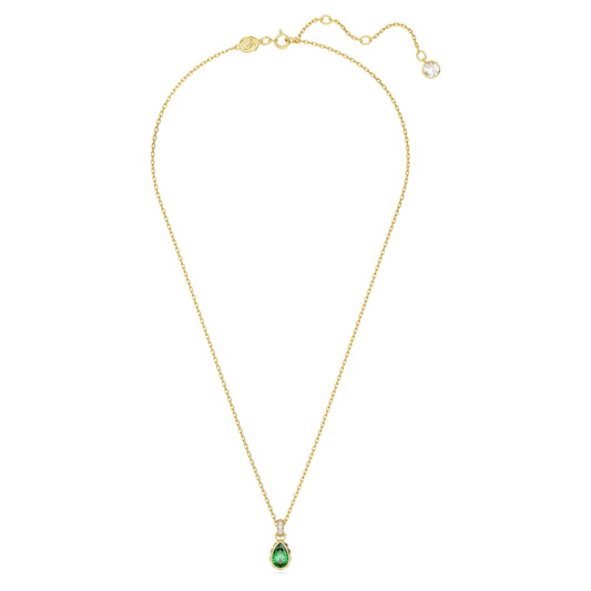 CHROMA PENDANT PEAR - GREEN, GOLD
