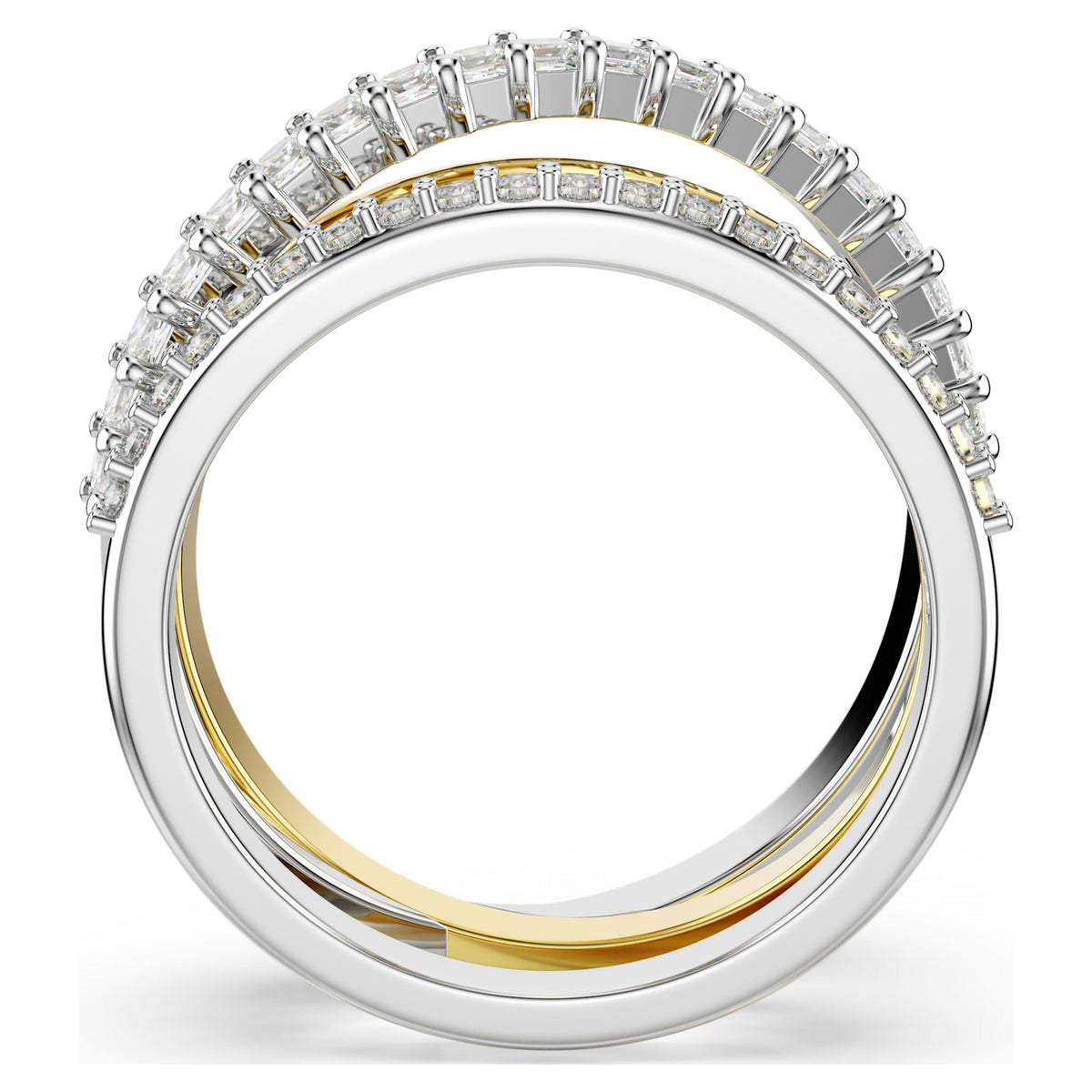 HYPERBOLA RING - MIXED METAL