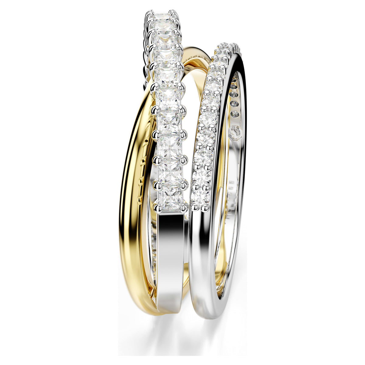 HYPERBOLA RING - MIXED METAL