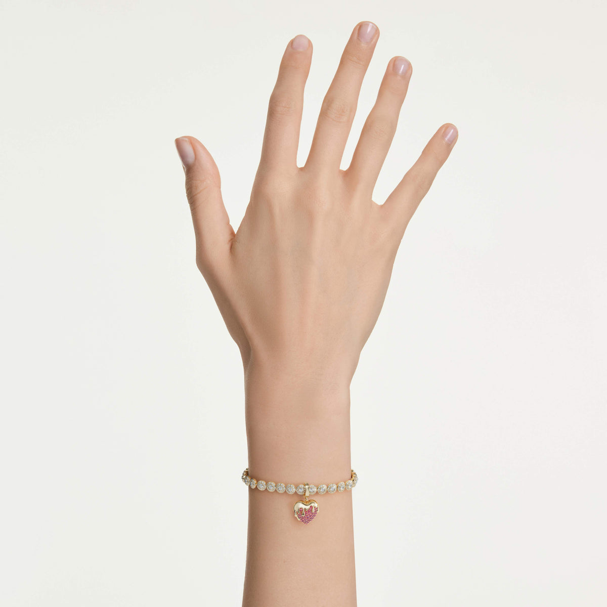 IDYLLIA CHARM HEART - PINK, GOLD