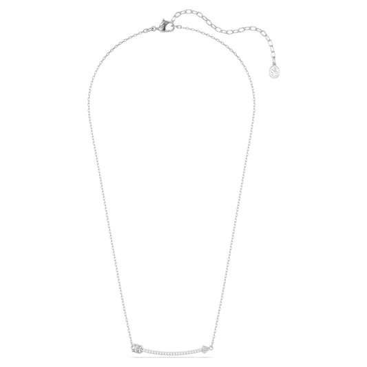 IDYLLIA PENDANT ARROW - WHITE, RHODIUM