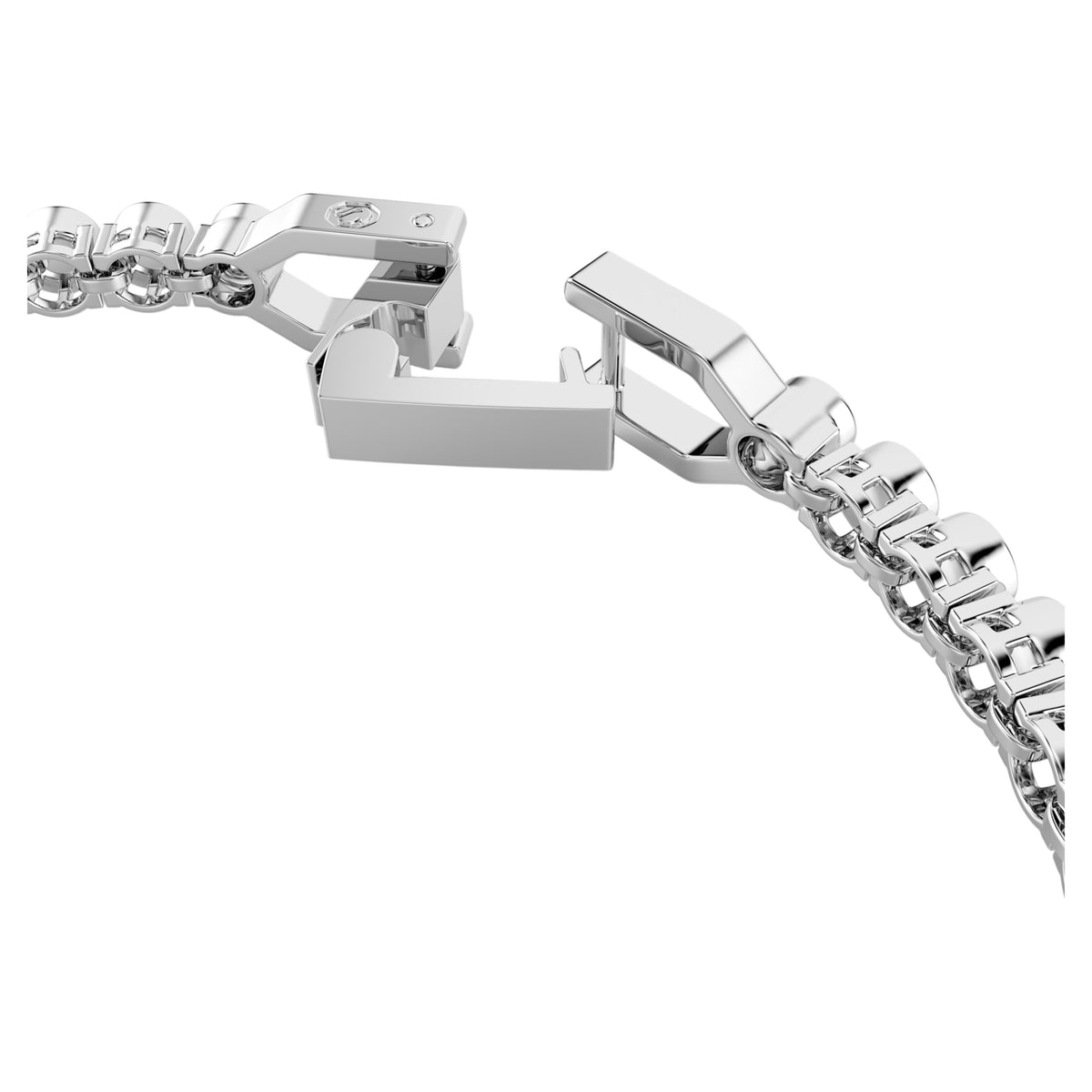 IMBER EMILY TENNIS BRACELET - BLACK, RHODIUM
