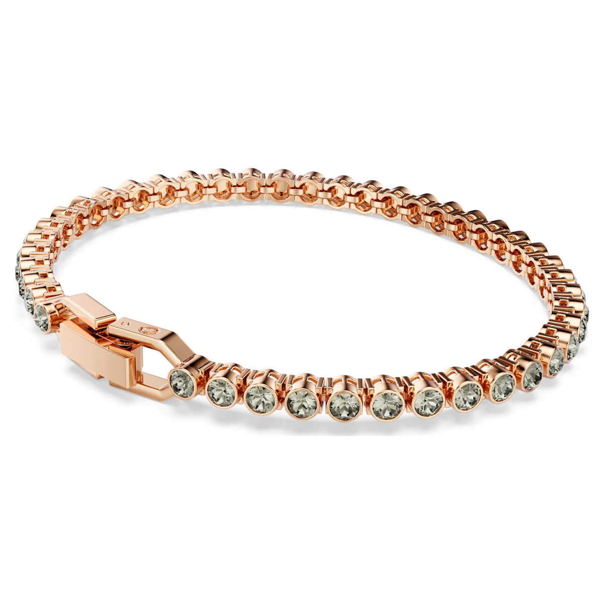 IMBER EMILY TENNIS BRACELET - BLACK, ROSE-GOLD