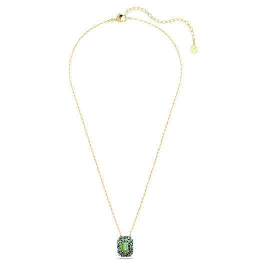 SUBLIMA OCTAGON PENDANT - GREEN, GOLD