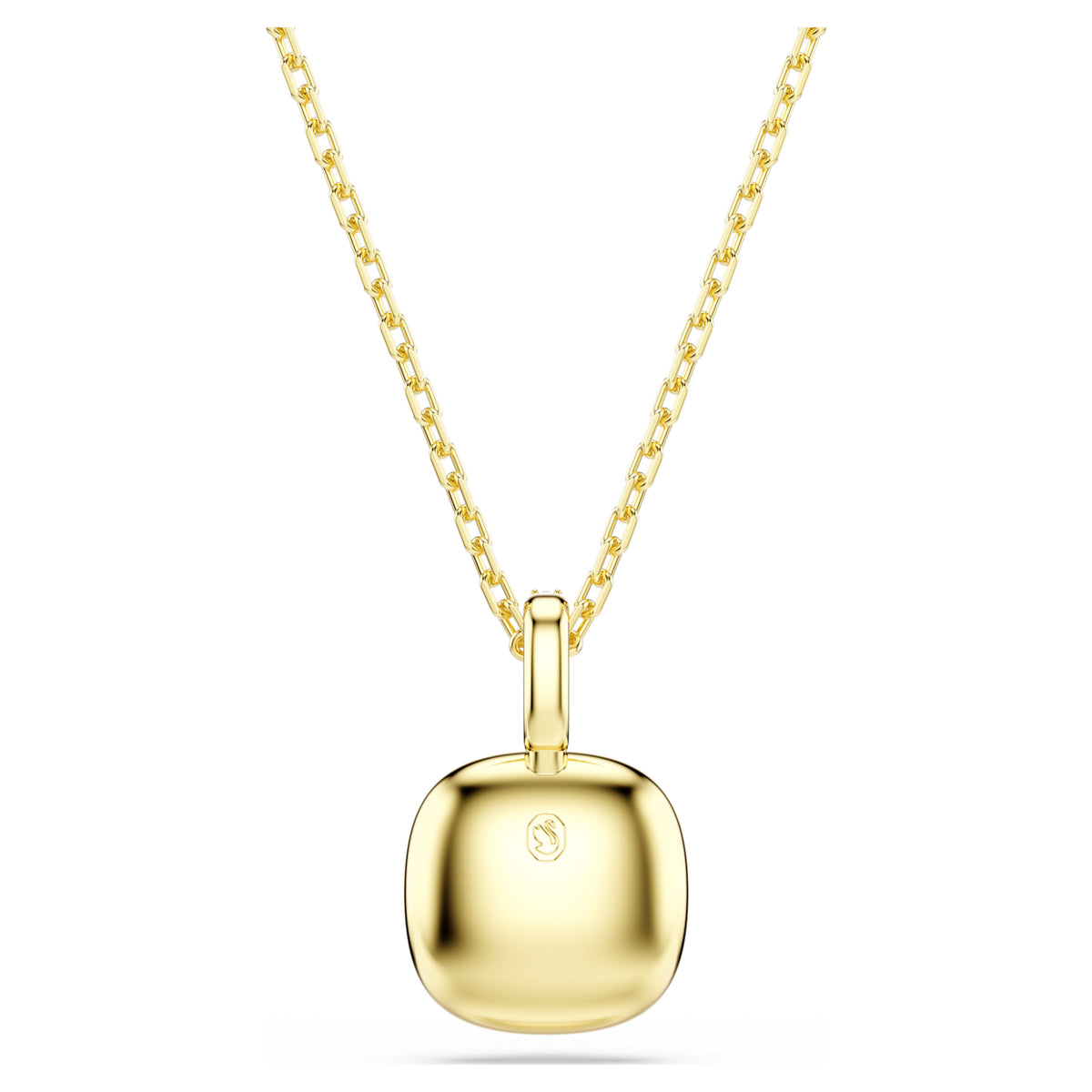 UNA ANGELIC PENDANT CUSHION CUT - WHITE, 18K GOLD