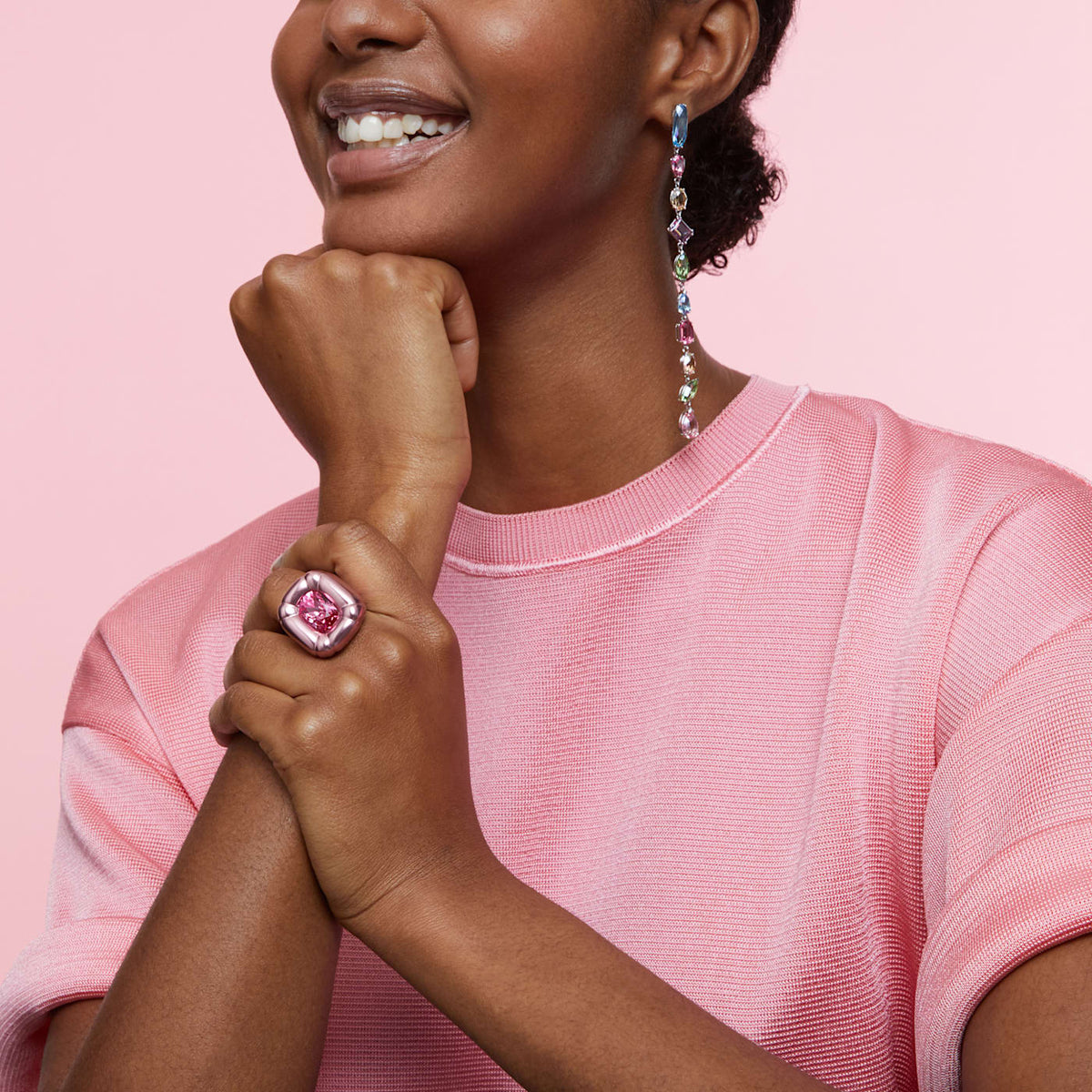 DULCIS COCKTAIL RING CUSHION - PINK