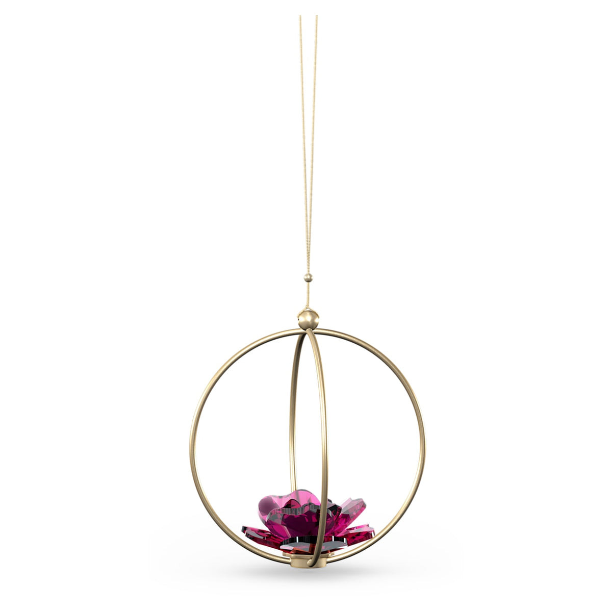 GARDEN TALES ROSE BALL ORNAMENT - LARGE
