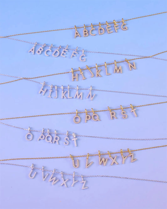 STAR LETTER 'A' NECKLACE