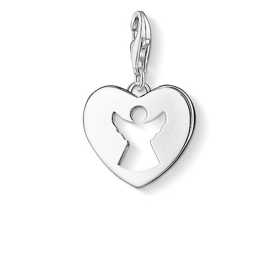 CHARM CLUB GUARDIAN ANGEL HEART