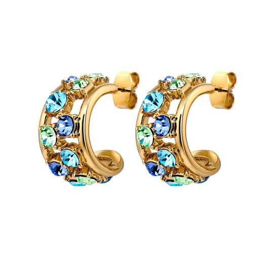 ASTOR SG AQUA EARRINGS
