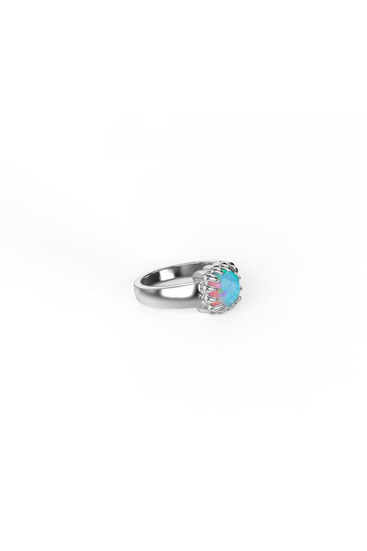 BABY CLAW RING OPAL