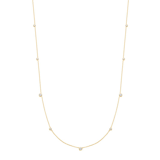 DAINTY BEZEL NECKLACE