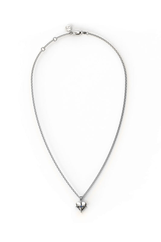 BIRTHSTONE HEART NECKLACE JUNE
