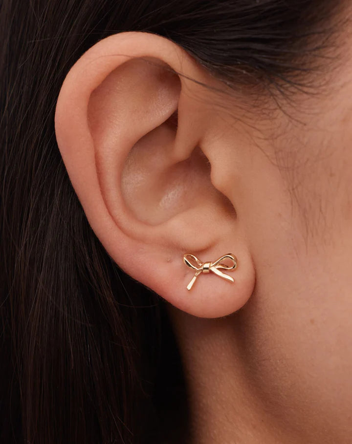 BOW STUD EARRINGS